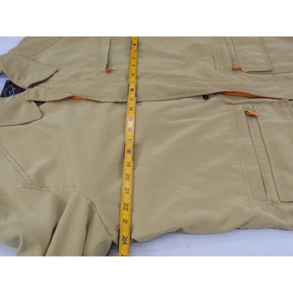 PAUL & SHARK Yachting Mens Light Jacket Coat Beige Size M EMW Shield Parka Khaki - Picture 10 of 10